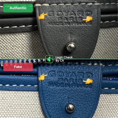 real and fake goyard bag|real vs fake goyard bag.